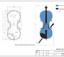 Дизайн проект бассейна в виде скрипки