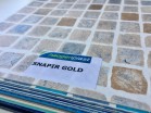 Пленка ПВХ Haogenplast 1,65 х 25 м мозаика (SNAPIR GOLD) MOSAIC - akvatoria96.ru - Екатеринбург